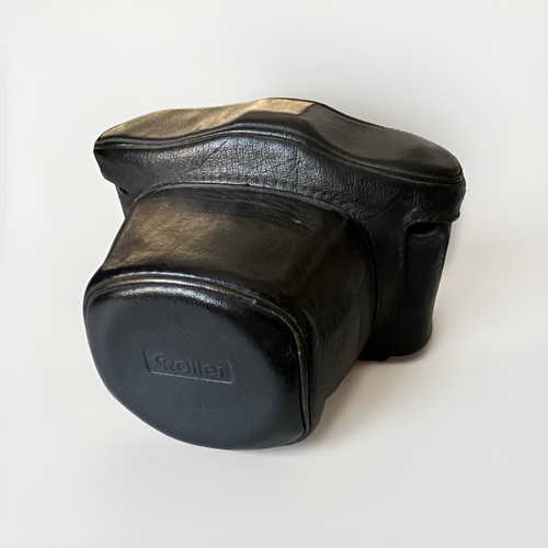 Rollei black leather case for - black,