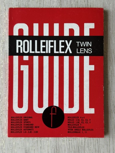 Vintage rolleiflex twin - twin, lens