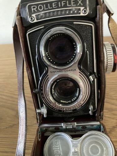 Vtg rolleiflex tlr camera - ,