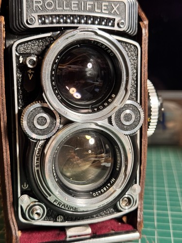 Rolleiflex camera with - 2.8f,