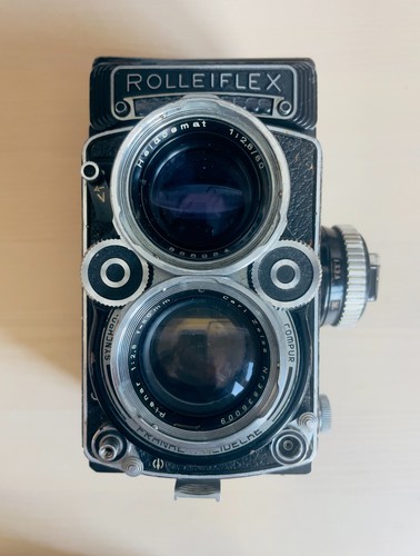 Rolleiflex camera with - 2.8f,