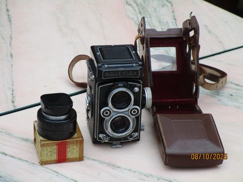 Rolleiflex twin lens camera