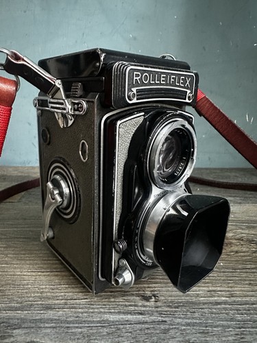 Rare grey rolleiflex camera - grey,